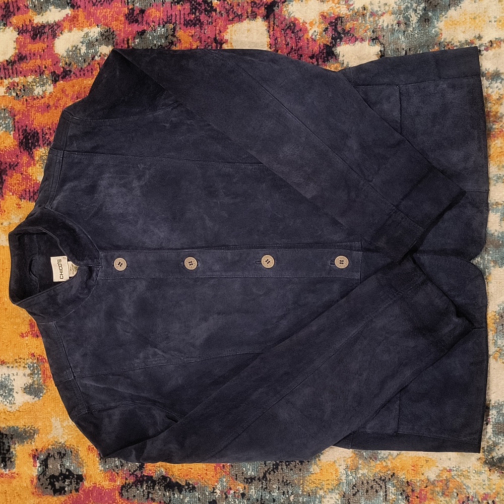 Chico's Suede Coat